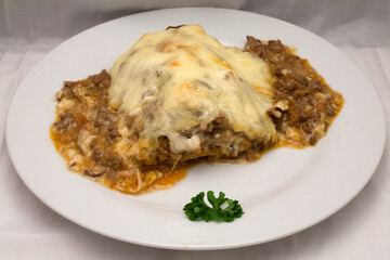 Chinakohl-Lasagne Aufsicht