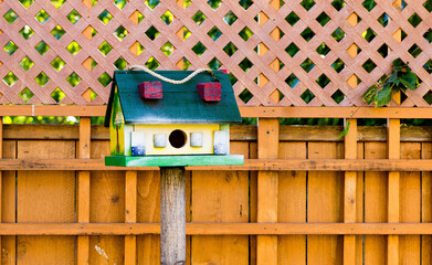 Wooden Bird House