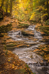 Rickett's Glen State Park in fall 