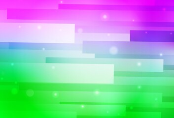 Fototapeta premium Light Pink, Green vector background in polygonal style.