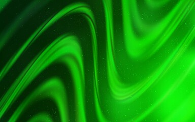 Light Green vector template with space stars.