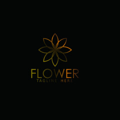  Flower Logo Icon Design Template. Elegant, Luxury,  Flower, Premium,  Florist, Modern, Vector Illustration
