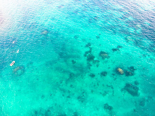 海に浮かぶボート