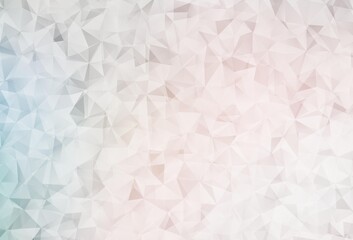 Light Pink, Green vector low poly texture.