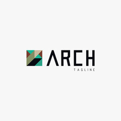 Arch. Logo template.