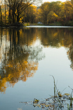 lake in autumn