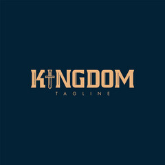 Kingdom. Logo template.