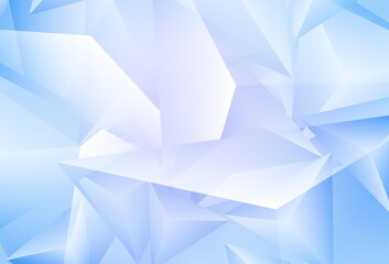 Light Pink, Blue vector texture with triangular style.