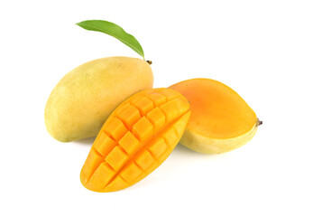 mango fruit isolated on white background