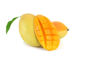 mango fruit isolated on white background