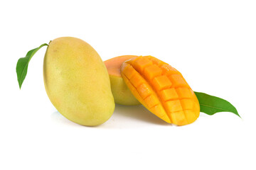 mango fruit isolated on white background