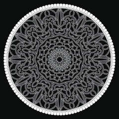 decorative concept abstract mandala illustration