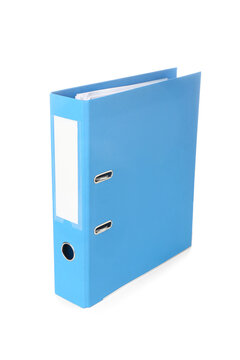 Office folder on white background