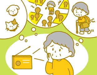 防災セット, 親子, 確認, 防災用品, 防災, 備える, 備蓄, 備え, 準備, チェック, 災害, 非常時, 非常袋, 持ち出し袋, 持出袋, 地震対策, 手描き, かわいい, ポップ, シンプル, カラフル, 水, ペットボトル, 食料, 非常食, 缶詰, 電池, モバイルバッテリー, ラジオ, 懐中電灯, ライト, 救急セット, 救急箱, 常備薬, 防災訓練, 暮らし, 一枚イラスト, 父