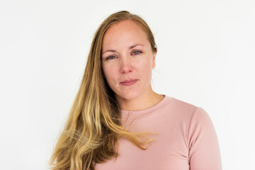 Obraz premium Caucasian woman showing emotion