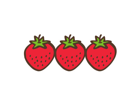かわいいイチゴ 手書きイラスト Stock ベクター Adobe Stock かわいいイチゴ 手書きイラスト Stock ベクター Adobe Stock