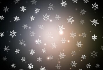 Dark Pink, Yellow vector background in Xmas style.