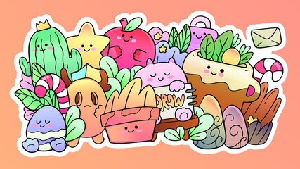 DOODLE CLUB ILLUSTRATION