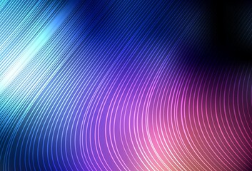 Dark Blue, Red vector pattern with sharp lines.