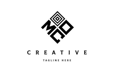 MOC square three latter logo vector