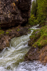 der Fluss Weißbach bei Bad Reichenhall