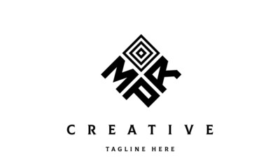 MRP square three latter logo vector