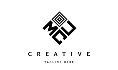 MUC square three latter logo vector	