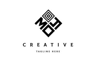 MYO square three latter logo vector	