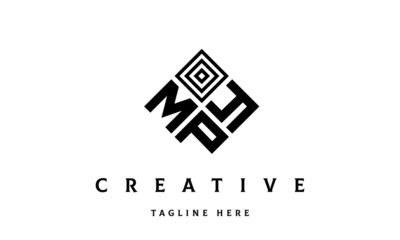 MYP square three latter logo vector	