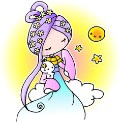 vector Ancient Chinese Lady Figure