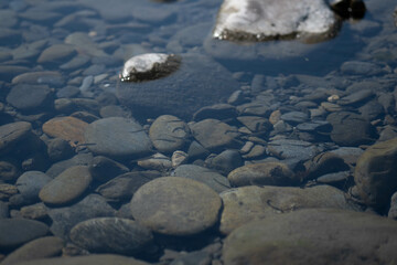 stones in water