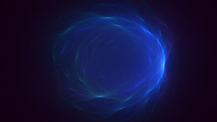 3D rendering abstract multicolor fractal light background