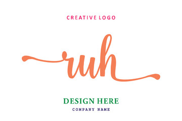 RUH lettering logo is simple, easy to understand and authoritative
