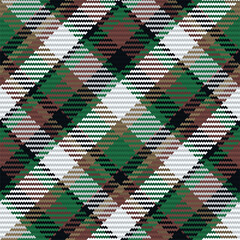 Fototapeta premium Seamless pattern of scottish tartan plaid. Repeatable background with check fabric texture. Vector backdrop striped textile print.