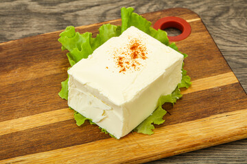 Greek traditional soft feta cheese