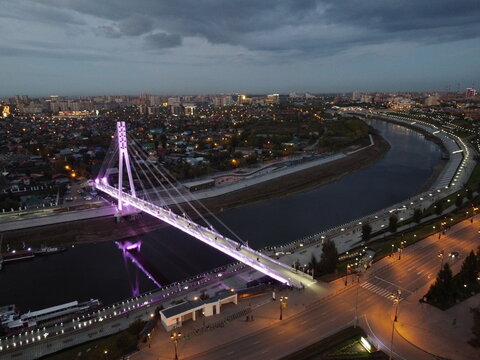 Tyumen Bridge of lovers