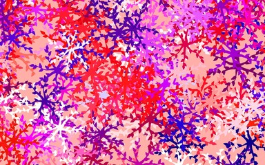 Light Blue, Red vector texture with abstract forms.