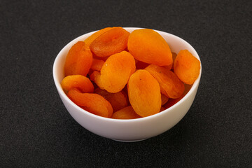 Sweet tasty dried apricot heap