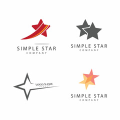 Obraz premium Star icon Template vector illustration design