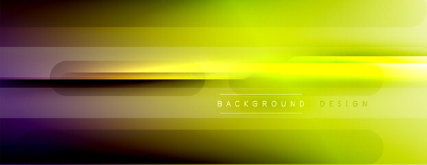 Fototapeta premium Abstract background - lines composition created with lights and shadows. Technology or business digital template. Trendy simple fluid color gradient abstract background with dynamic