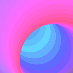 Color Swirl Warmhole Vortex Twist Generative Art background illustration