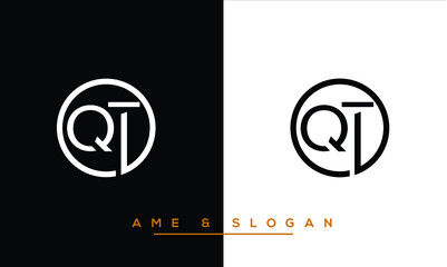 QT,  TQ,  Q,  T   Abstract Letters Logo Monogram