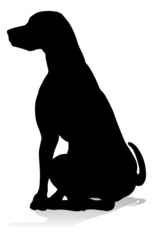 Dog Silhouette Pet Animal