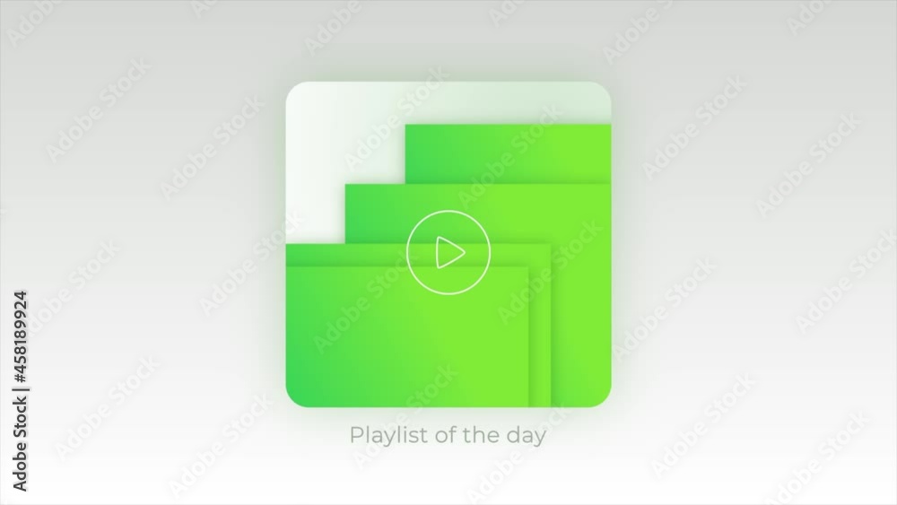 Poster abstract visualization of a modern smartphone application. motion. square shaped colorful icons of a