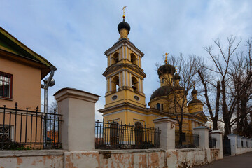 Obraz premium Church of St. Nicholas in Tolmachi, Moscow, Russia