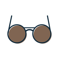 sunglasses, eyeglass, eyewear Icon vector Line on white background image for web, presentation, logo, Icon Symbol.

