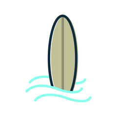 surf icon, surfboard icon vector, Logo Surfing line icon, boat icon image, surfboard illustration For Web, Mobile, Logo, Infographics