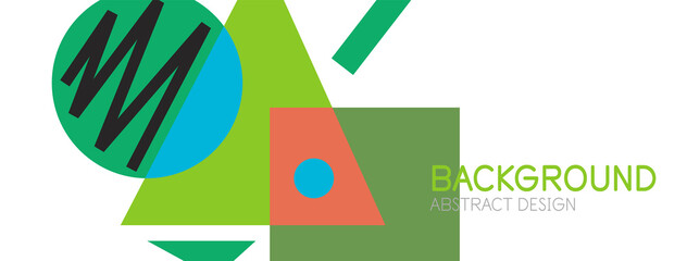 Abstract background with blocks, lines, geometric shapes. Techno or business concept for wallpaper, banner, background, landing page