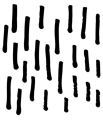 Stripes grunge in square shape. Vertical lines vector illustration