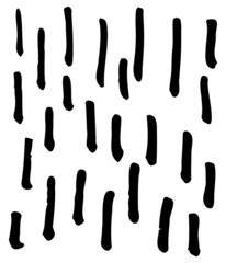 Stripes grunge in square shape. Vertical lines vector illustration